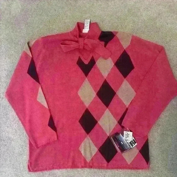 NWT Argyle Sweater New with Tags XL - Picture 5 of 10